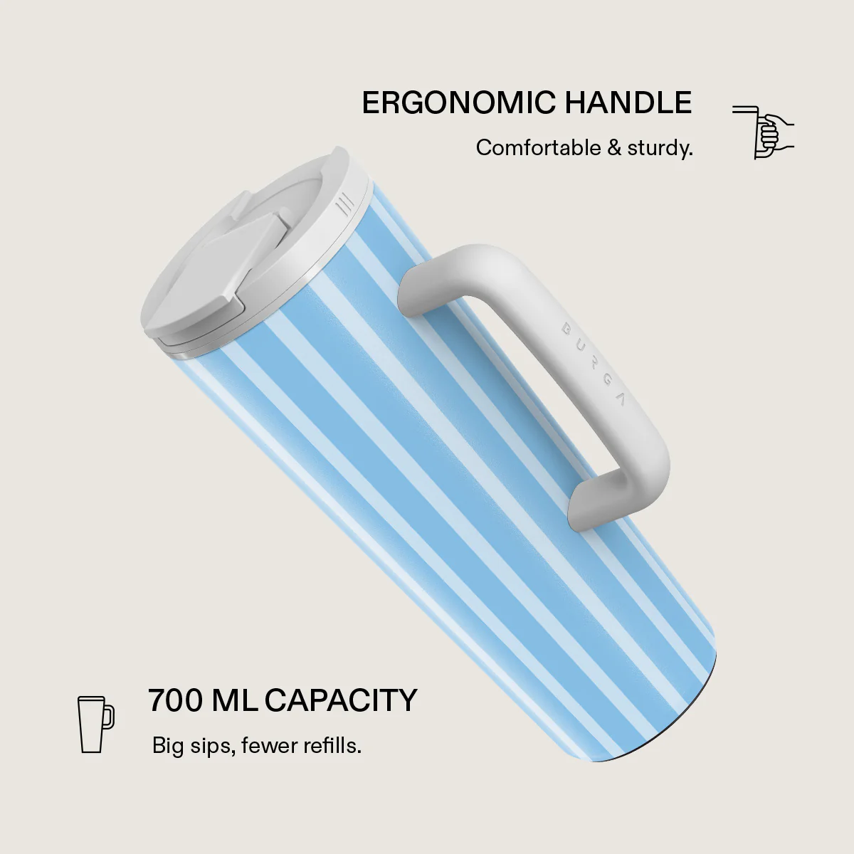 The Hamptons - EasyGrip Travel Mug - Image 2