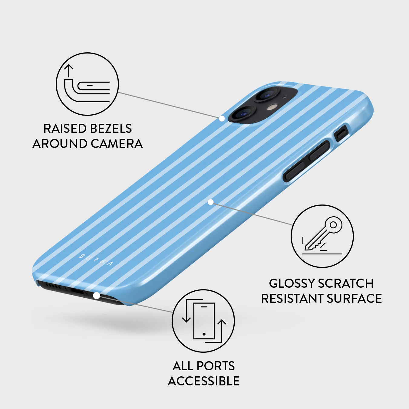 The Hamptons - iPhone 12 Mini Case - Image 3