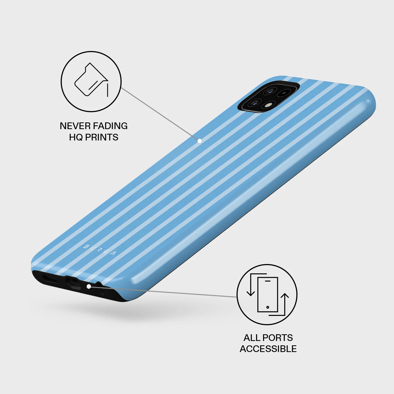 The Hamptons - Samsung Galaxy A22 5G Case - Image 3
