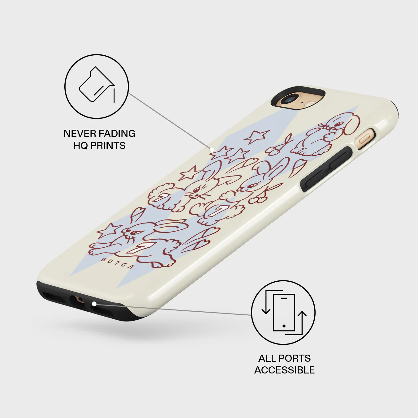 Triple Seven - iPhone SE (2020) Case - Image 3