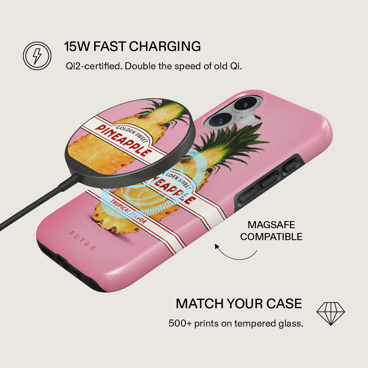 Tropical Flavour - Magnetic Wireless Charger - Image 5