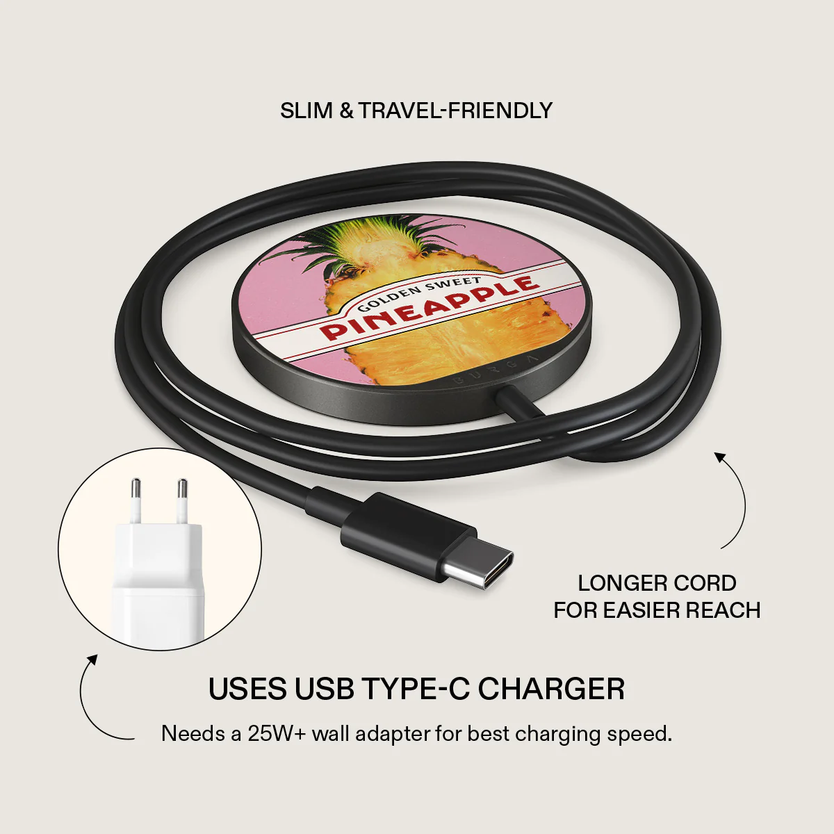 Tropical Flavour - Magnetic Wireless Charger - Image 6