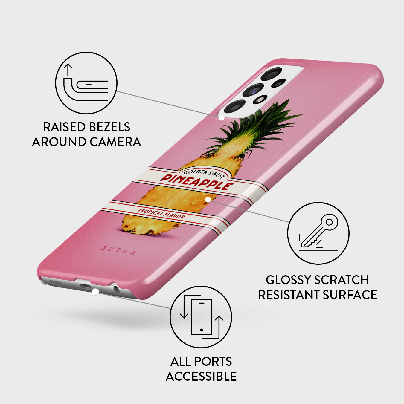 Tropical Flavour - Samsung Galaxy A72 4G / 5G Case - Image 3