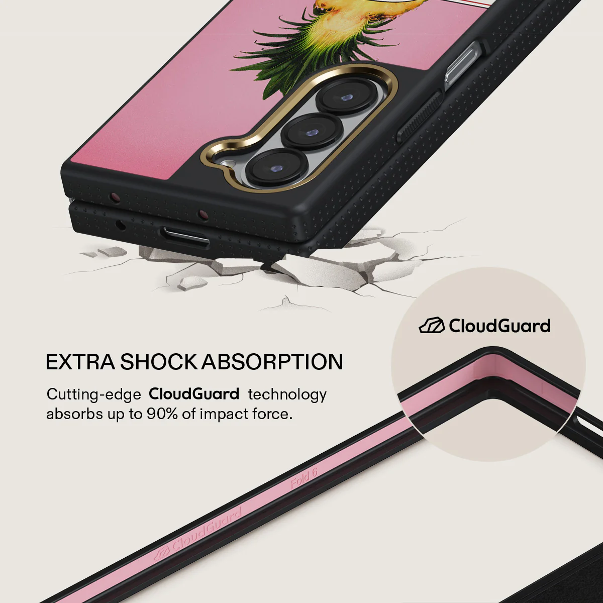 Tropical Flavour - Samsung Galaxy Z Fold 6 Case - Image 3