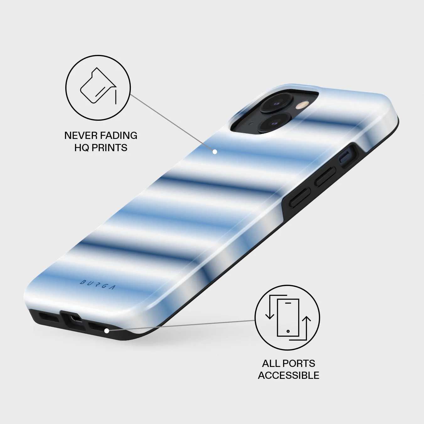 White Noise - iPhone 15 Case - Image 3