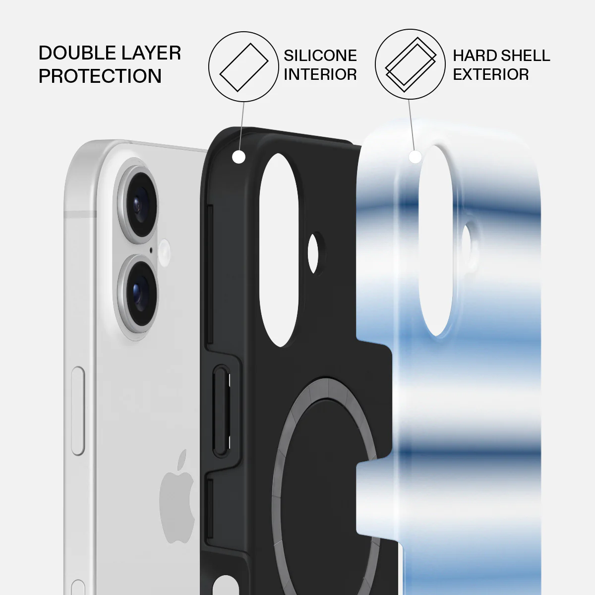 White Noise - iPhone 16 Case - Image 2
