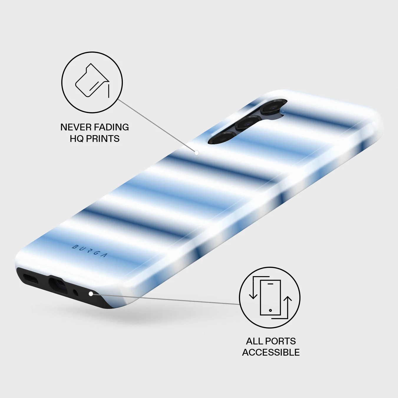 White Noise - Samsung Galaxy A16 Case - Image 3