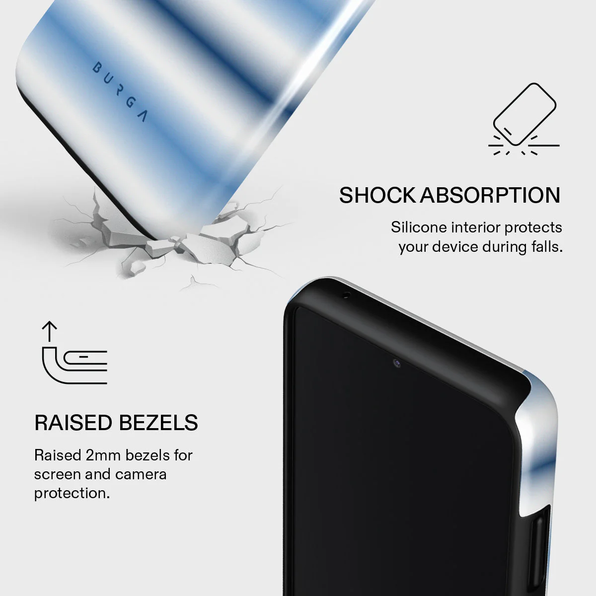 White Noise - Samsung Galaxy A22 5G Case - Image 4