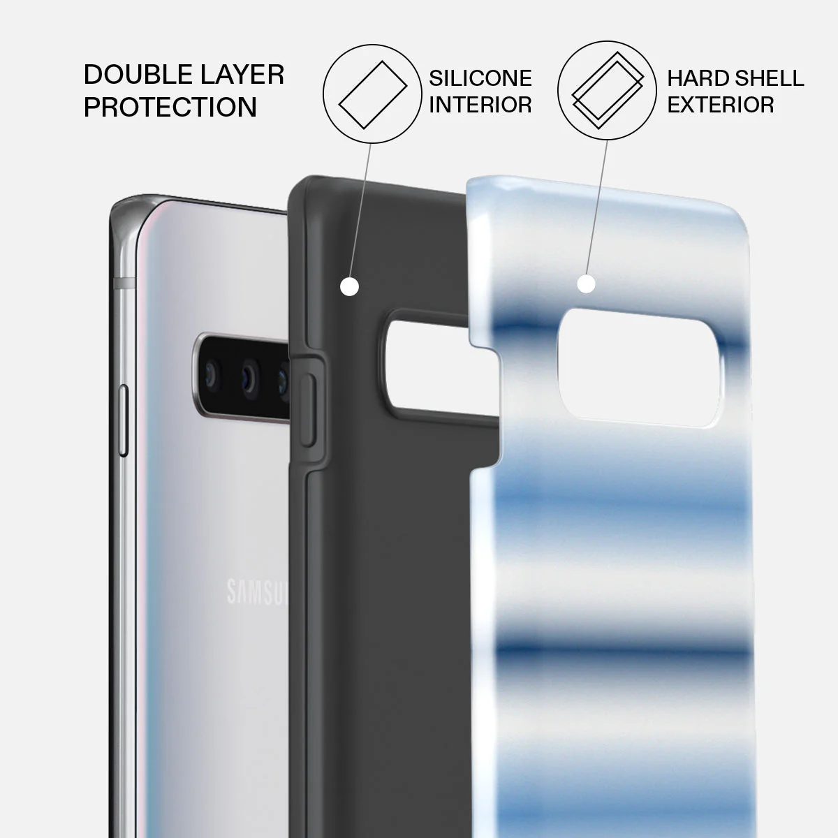 White Noise - Samsung Galaxy S10 Plus Case - Image 6