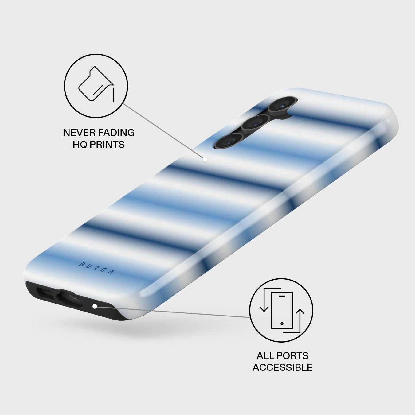 White Noise - Samsung Galaxy S23 FE Case - Image 3
