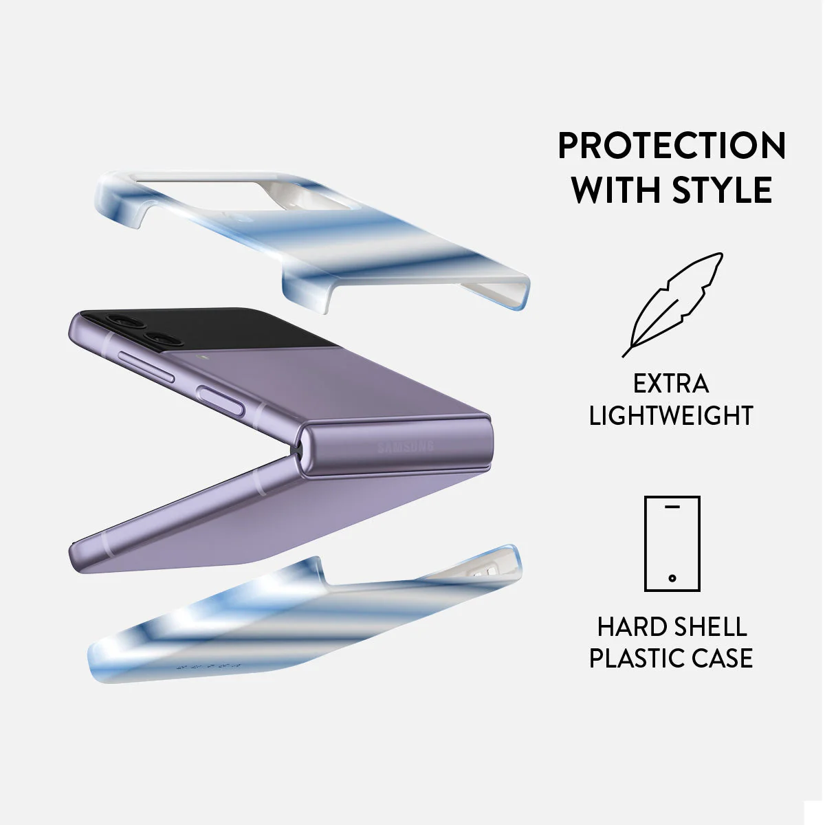 White Noise - Samsung Galaxy Z Flip 4 Case - Image 2