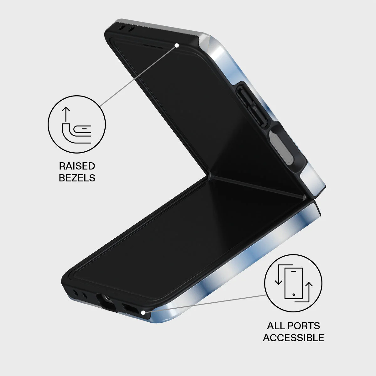 White Noise - Samsung Galaxy Z Flip 7 Case - Image 3