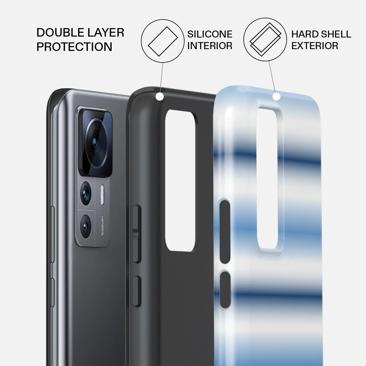 White Noise - Xiaomi 12T Pro Case - Image 2