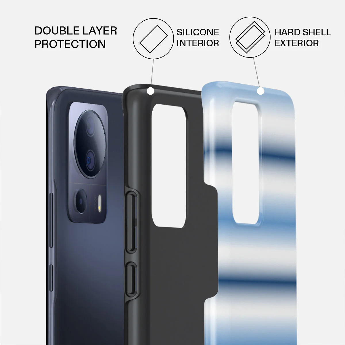 White Noise - Xiaomi 13 Lite Case - Image 2