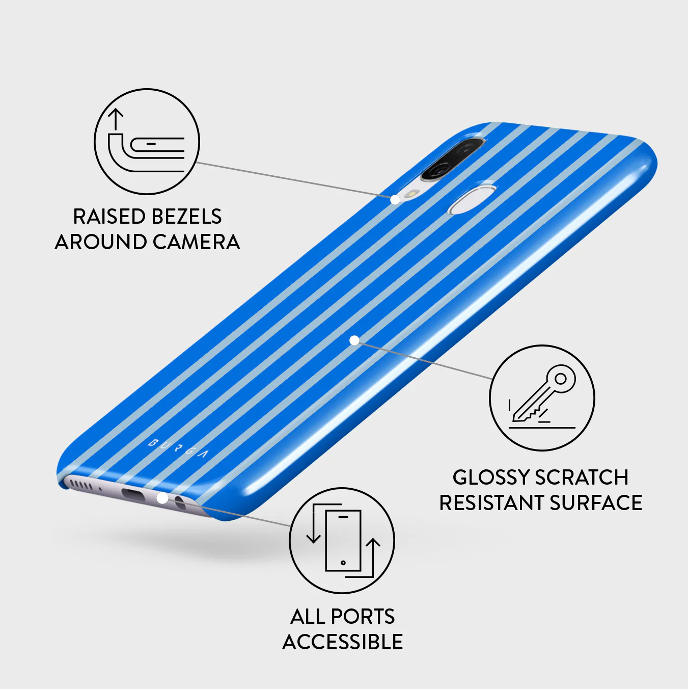 Windward - Samsung Galaxy A40 Case - Image 3