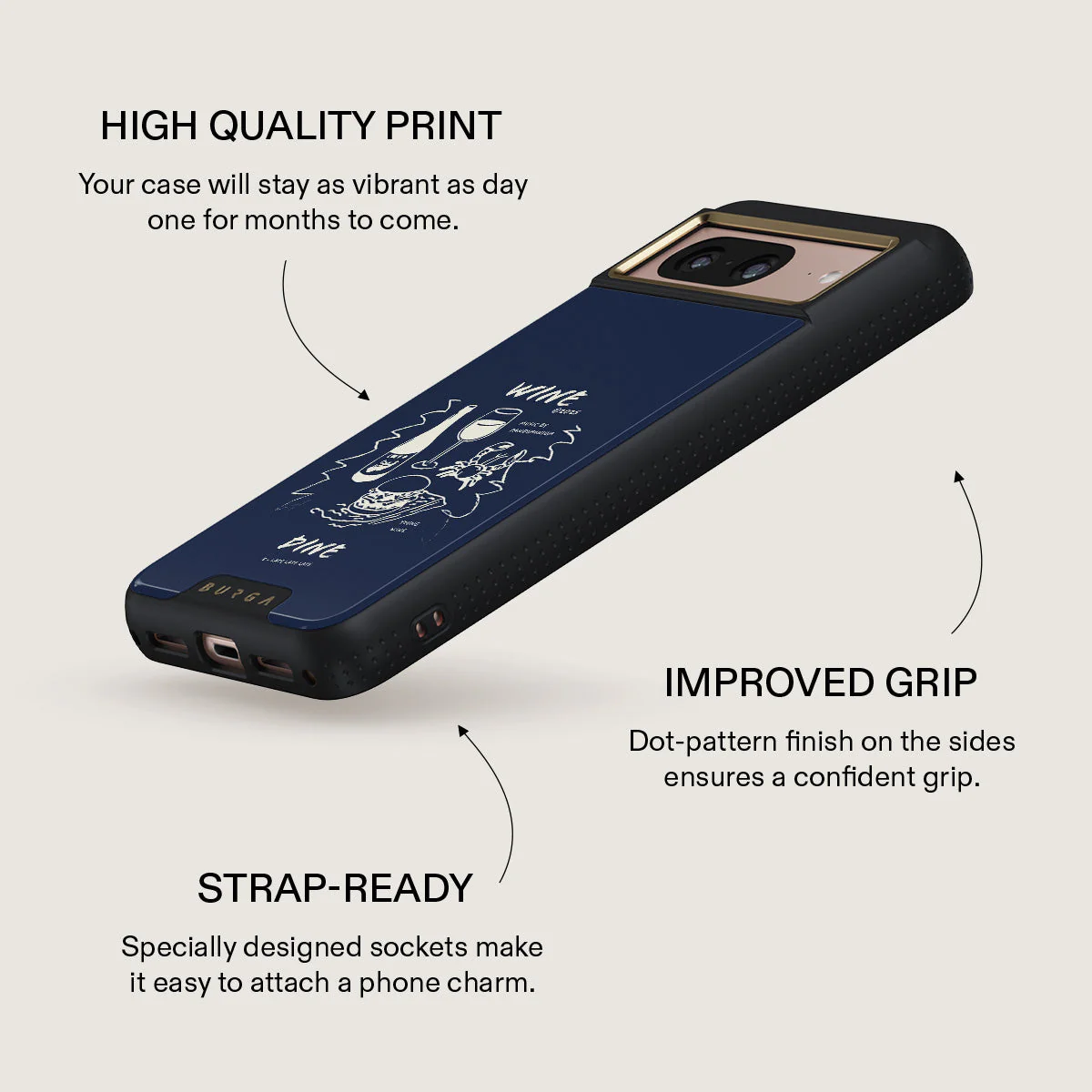 Wine & Dine - Google Pixel 8 Case - Image 9