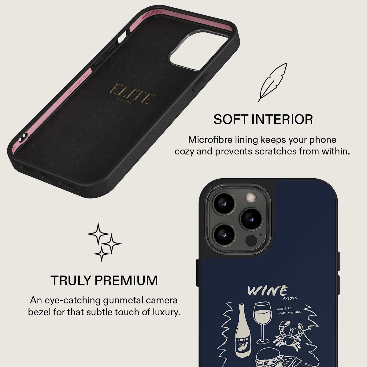 Wine & Dine - iPhone 12 Pro Case - Image 17