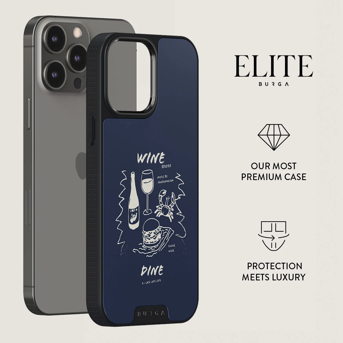 Wine & Dine - iPhone 14 Pro Case - Image 13