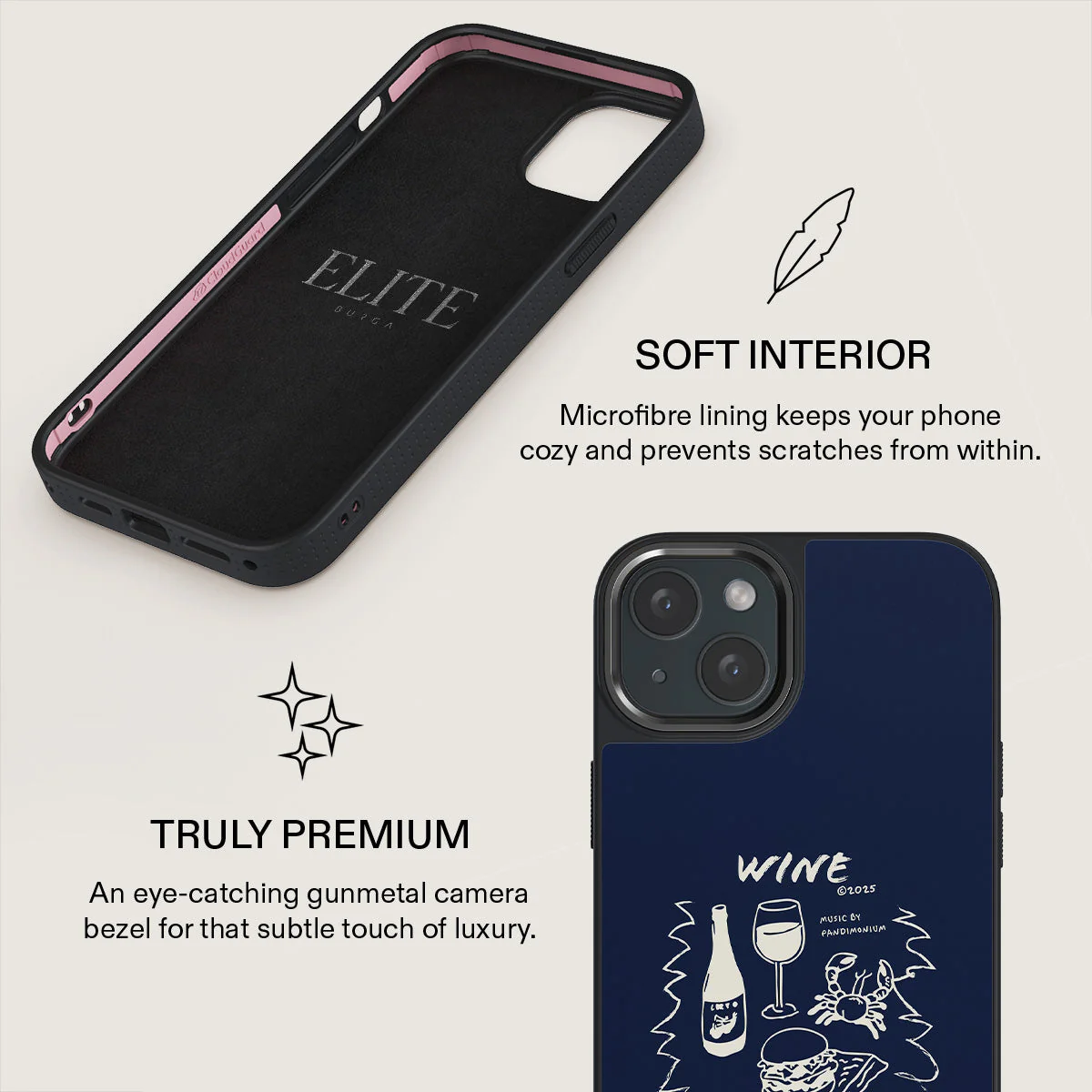 Wine & Dine - iPhone 15 Case - Image 17