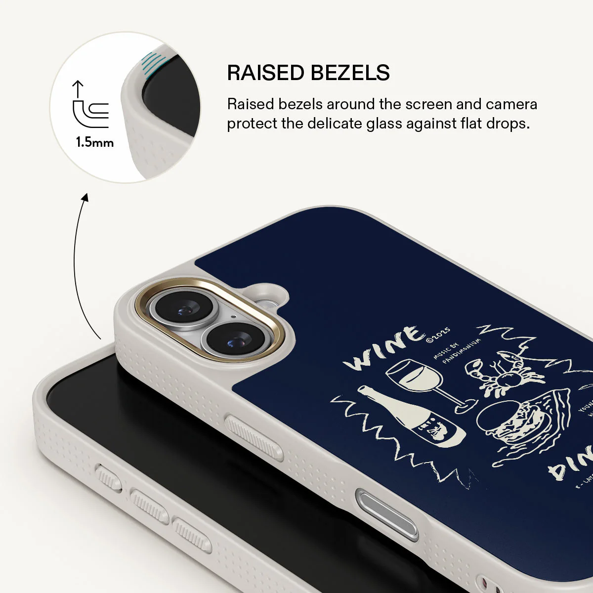 Wine & Dine - iPhone 16 Case - Image 23