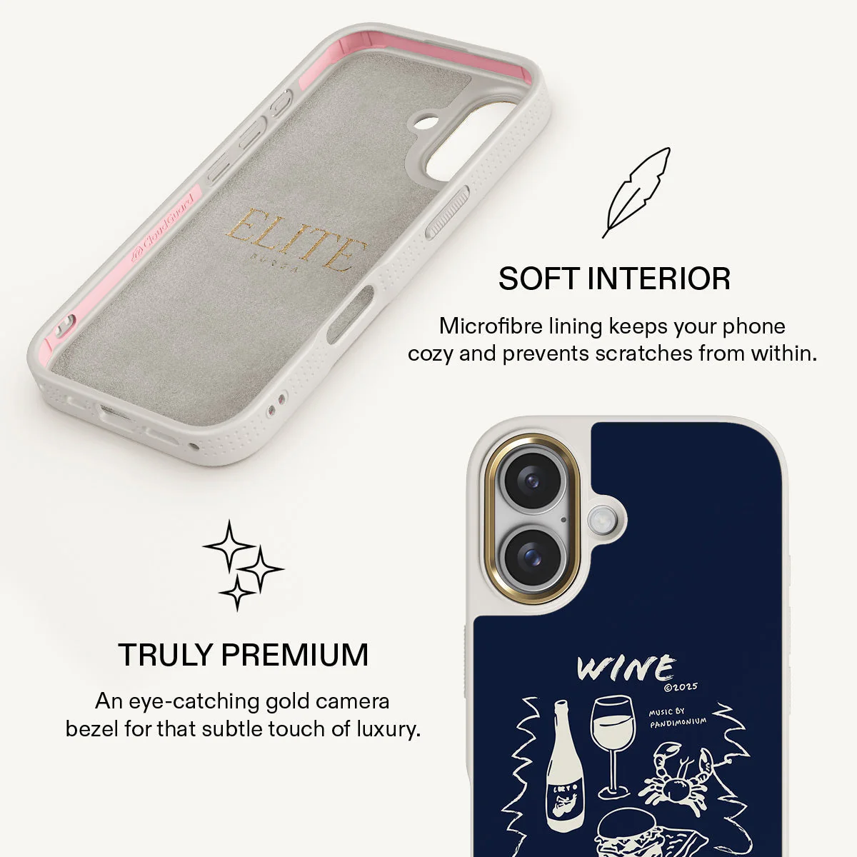Wine & Dine - iPhone 16 Case - Image 25