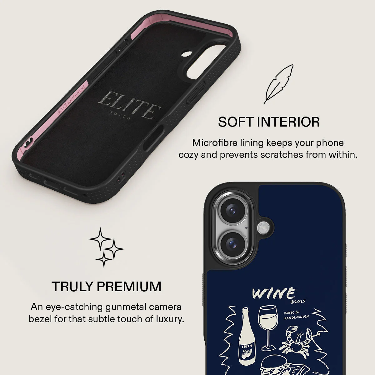 Wine & Dine - iPhone 16 Plus Case - Image 18