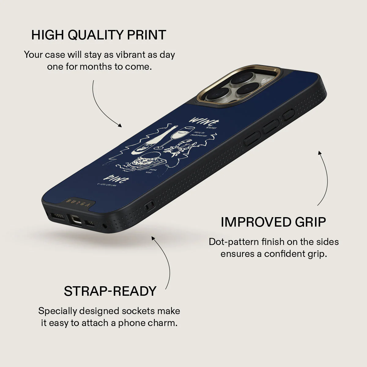 Wine & Dine - iPhone 16 Pro Case - Image 10