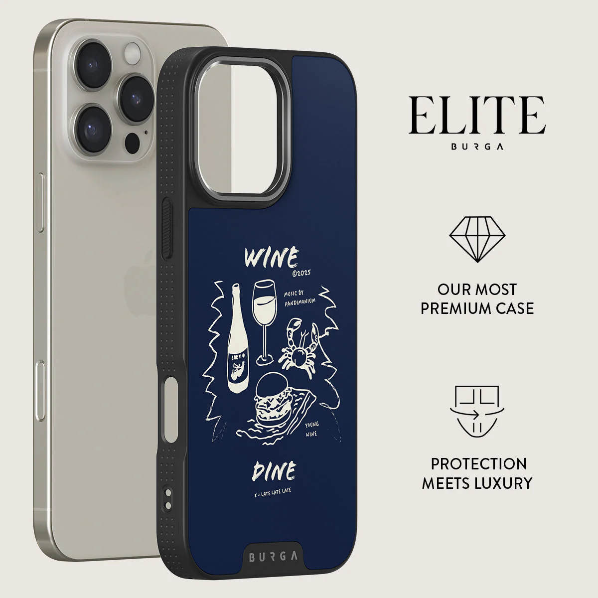 Wine & Dine - iPhone 16 Pro Case - Image 14