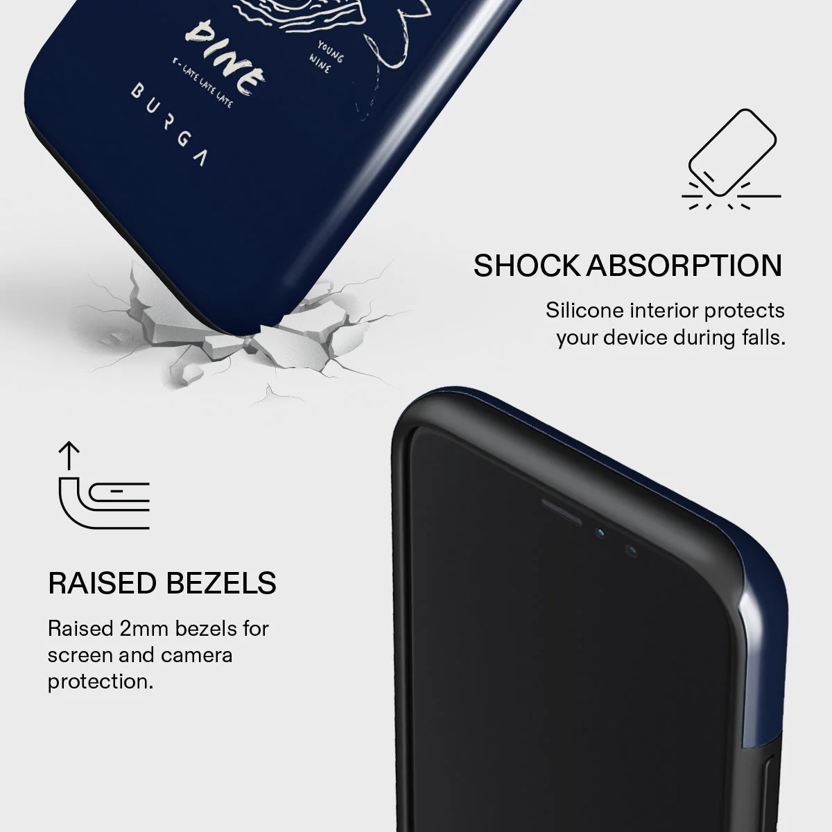 Wine & Dine - iPhone X / XS Case - Image 8