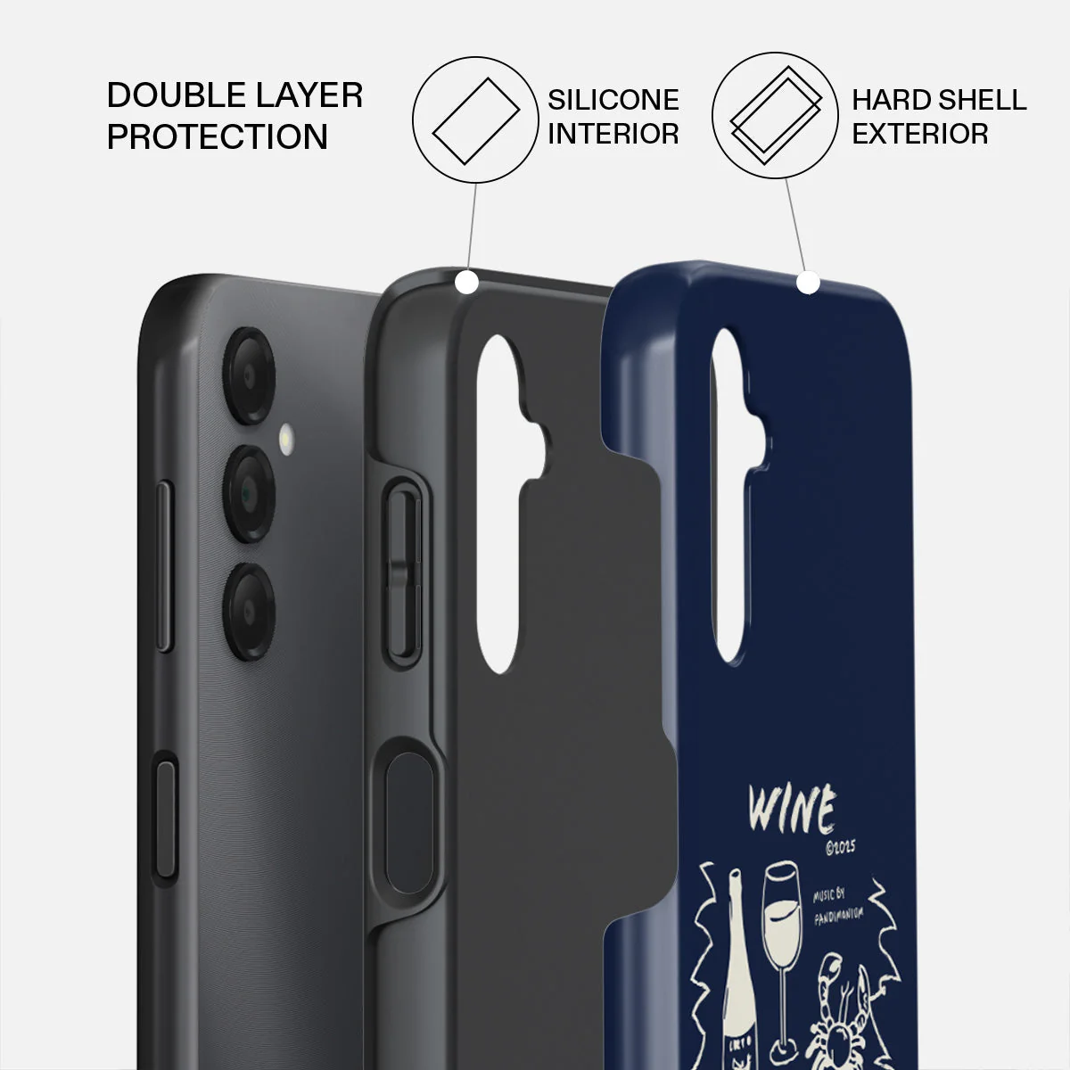 Wine & Dine - Samsung Galaxy A25 Case - Image 2