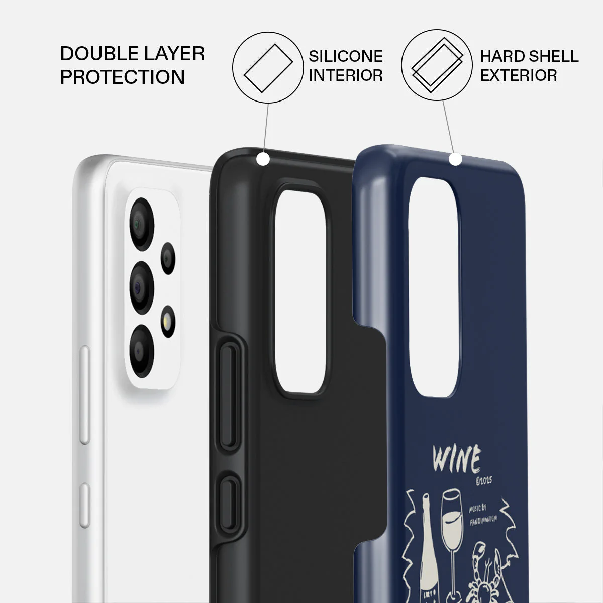 Wine & Dine - Samsung Galaxy A33 Case - Image 2