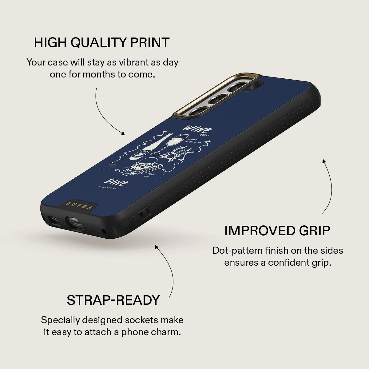 Wine & Dine - Samsung Galaxy S22 Plus Case - Image 9