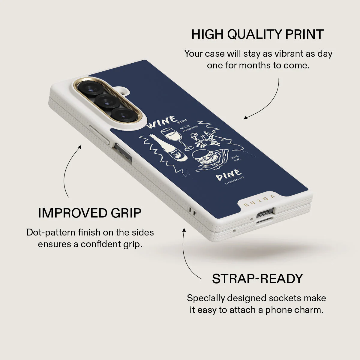 Wine & Dine - Samsung Galaxy Z Fold 7 Case - Image 19