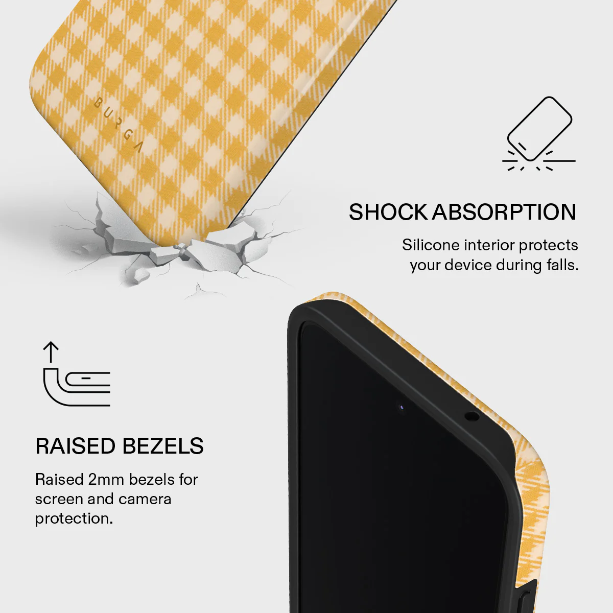 Tuscan Sun - Yellow Plaid Xiaomi 15T Case - Image 4
